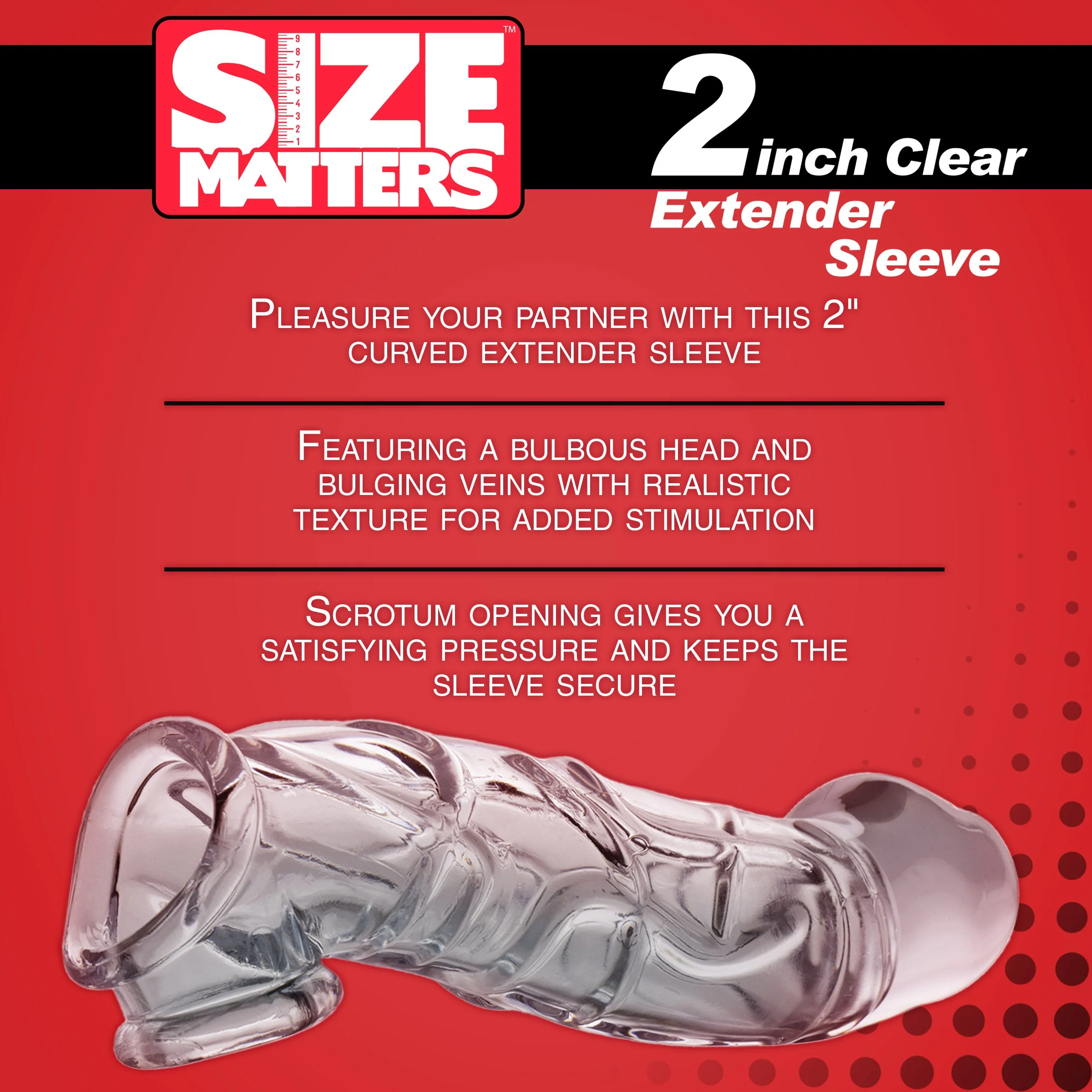 2 Inch Clear Extender Sleeve - Image 2