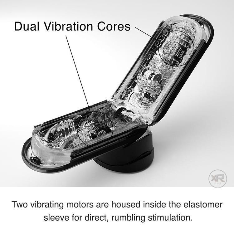 Black Flip 0-Zero Electronic Vibration Stroker - Image 2
