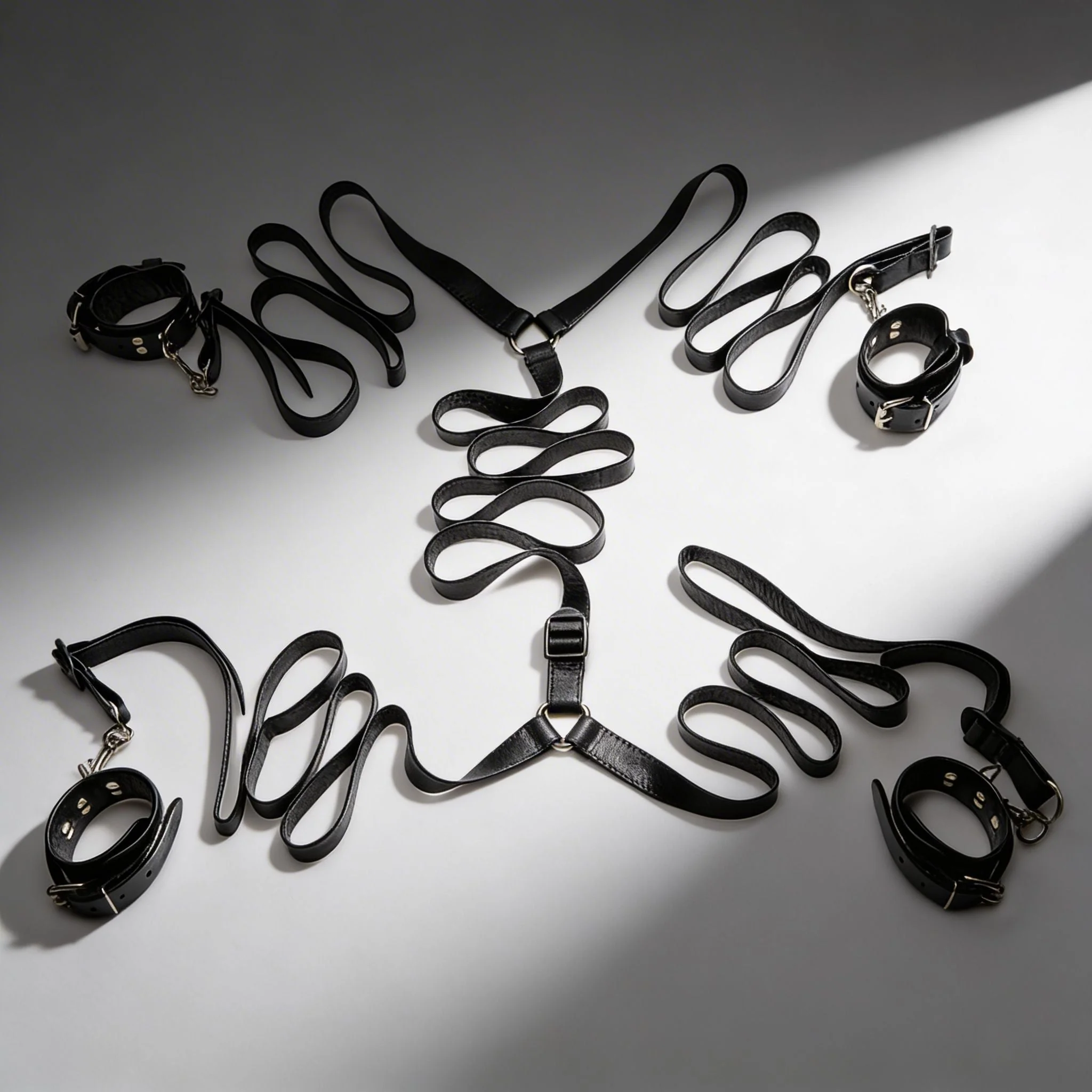 Leather Bed Restraint Kit